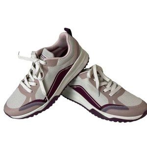 Skechers BOBS Blush Memory Foam Lace Up Sneakers, Sz 8.5